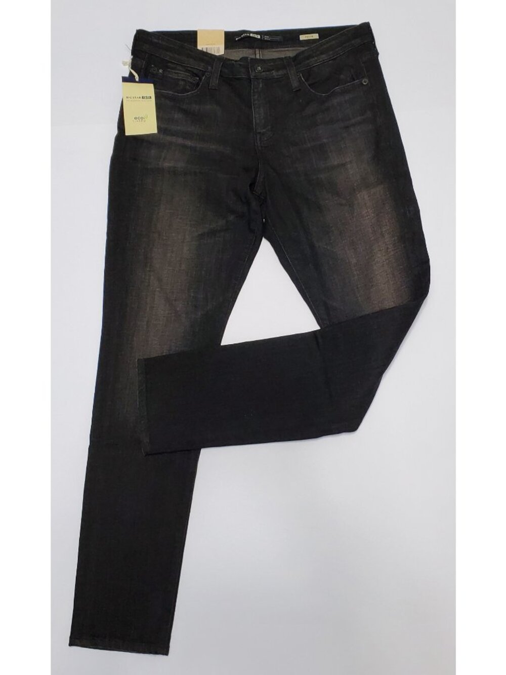 Big Star Alex Black Distressed Skinny Jeans Indie Sleaze 30P NWT $98